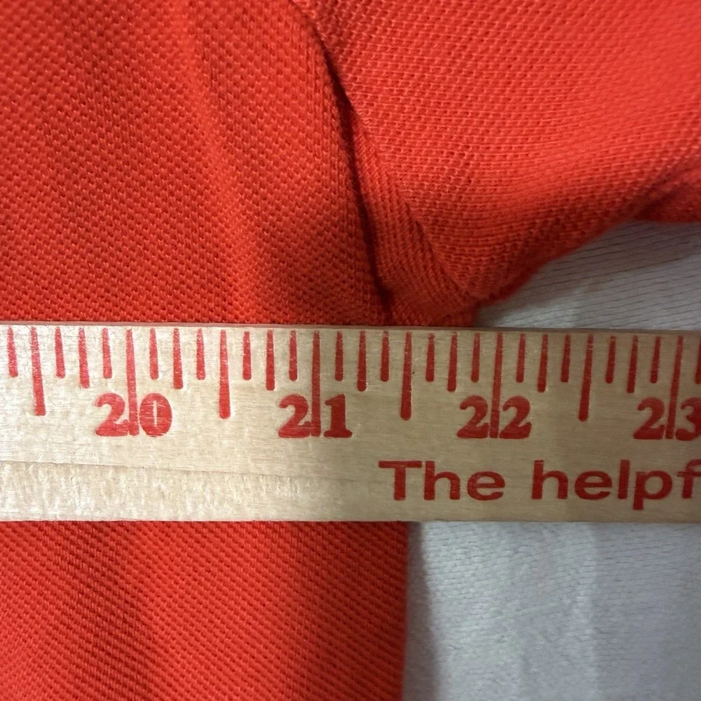 Polo Ralph Lauren Shirt Mens XL Red Big Pony Custom Fit #3 Short Sleeve Golf